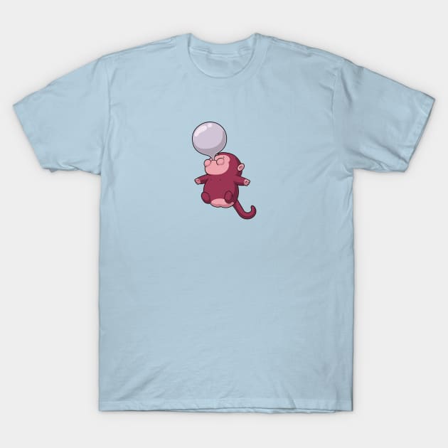 Bubble Monkey T-Shirt by ItsLydi